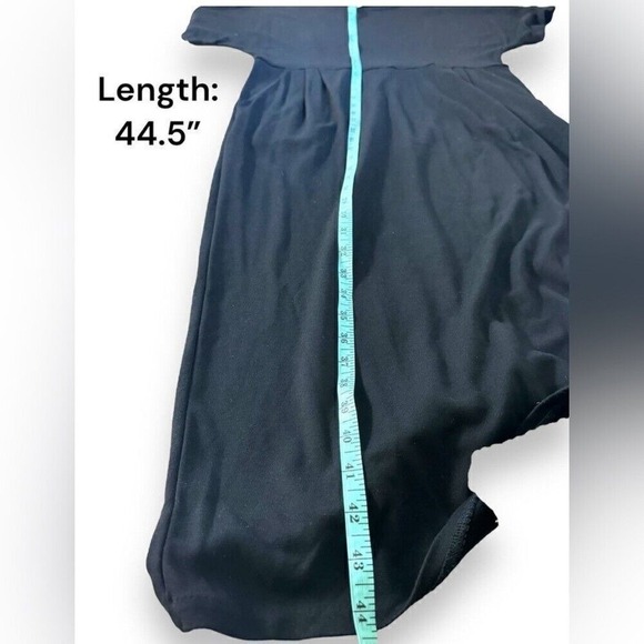 Boden Classic Black Short Sleeve Midi Dress with Pockets Versatile Size 10 - Picture 9 of 9